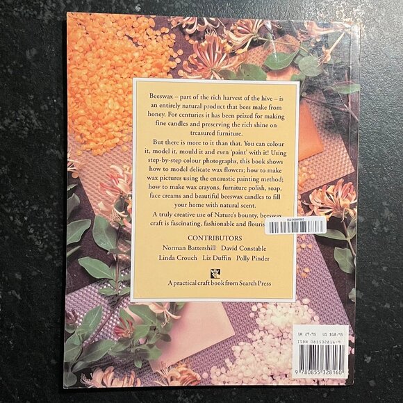 "Beeswax Crafts" 1996 First Edition Search Press Paperback - Picture 2 of 8